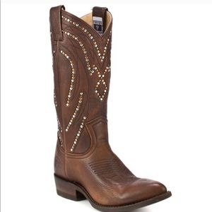 Frye Studded Cowboy Boots
